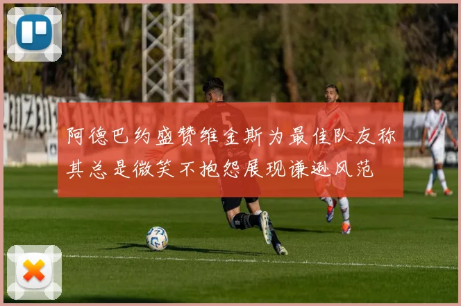阿德巴约盛赞维金斯为最佳队友称其总是微笑不抱怨展现谦逊风范